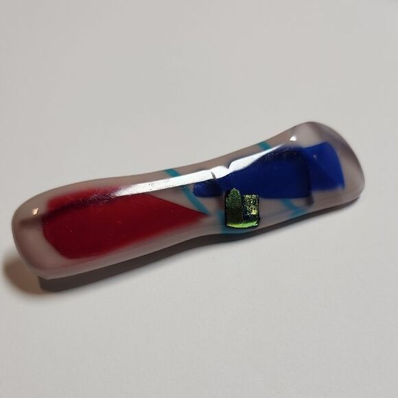 Dichroic Glass Brooch - Picture 1 of 4
